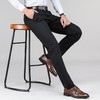 【服饰鞋包】。春夏薄款男式高腰商务休闲休闲长裤中年弹力大码百搭男裤 商品缩略图2