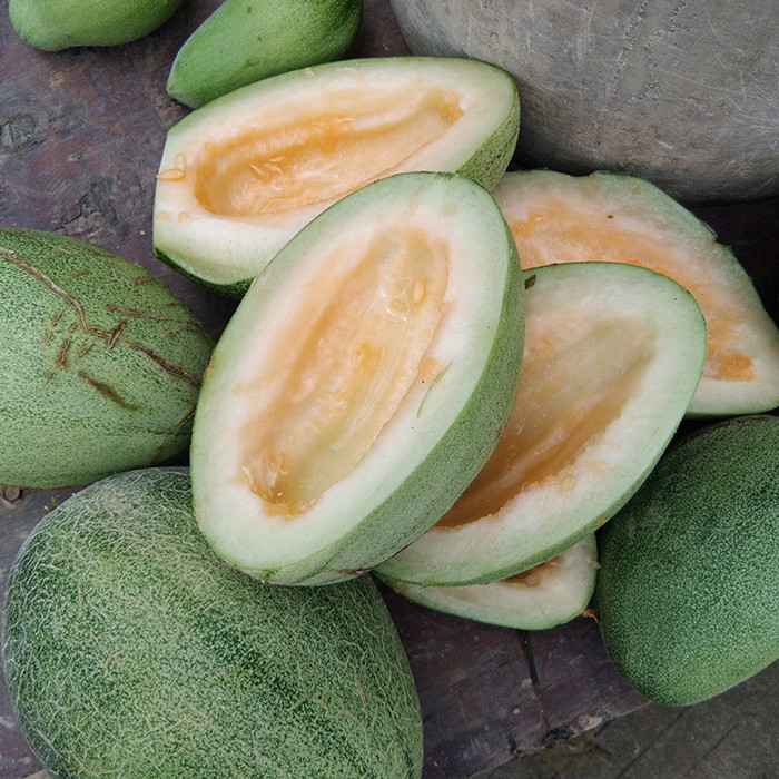 自产无农药 无化肥 不喷除草剂的煲汤用小哈密瓜伴诚品市集(微信公众