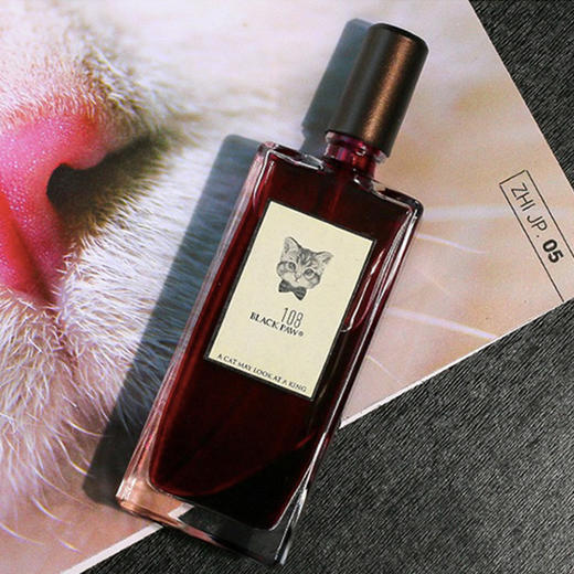 味道清新持久淡香blackpaw黑爪108号香水柏林少女