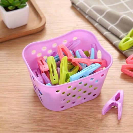 熊诺30只装晾衣夹 防风塑料夹子 袜子夹 ZMXNWZJ 商品图2