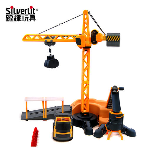 银辉红外线工程系列-I/R运泥车及起重机组合81119STD 商品图2