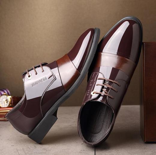 【服饰鞋包】男士皮鞋男韩版休闲男鞋 男英伦商务正装鞋子 商品图3