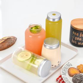 喇叭花一次性杯子 pet塑料冷饮瓶创意饮料可乐瓶带铝盖果汁瓶