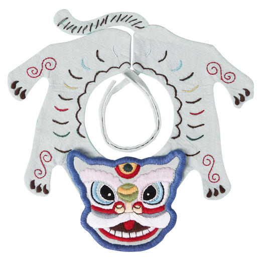 阿卡手工古风刺绣婴儿围兜diy材料包孕妇期制作宝宝用品 商品图1