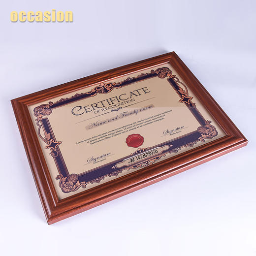可换页实木奖牌定制定做聘书营业执照荣誉证书加盟代理授权牌制作 商品图3