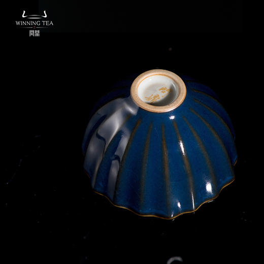 问鼎汝瓷 黛蓝经典款菱式盅（缺货） 商品图2