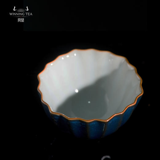 问鼎汝瓷 黛蓝经典款菱式盅（缺货） 商品图1