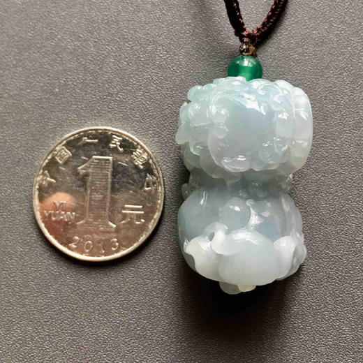 糯冰种翡翠狮子 商品图4