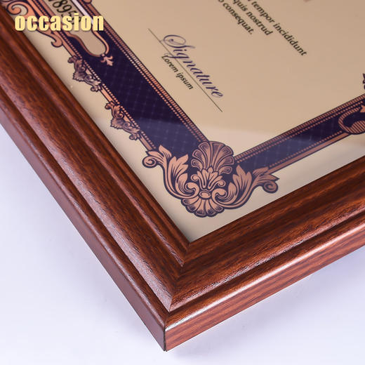 可换页实木奖牌定制定做聘书营业执照荣誉证书加盟代理授权牌制作 商品图2