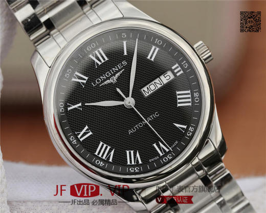 LG浪琴制表传统名匠系列L2.755.5.37.7男表，星期日历双历男表，瑞士进口ETA2836机芯，38.5mm.越巅峰，成就经典. 商品图4