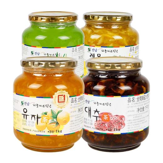 【2斤|1瓶】全南蜂蜜茶1kg*1瓶(柚子/芦荟/柠檬/大枣多种口味可选) 商品图0