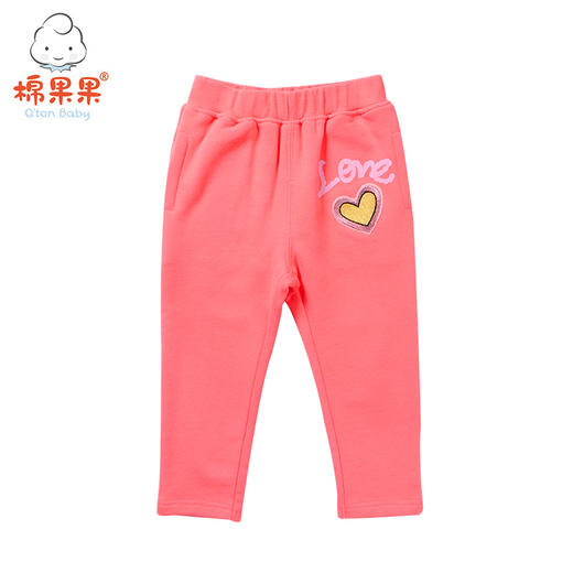 棉果果春秋款女童大毛圈长裤M322200218509 商品图0