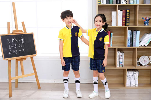 【旭日东升】夏季短袖T恤拼色【锦绣育才教育集团】 商品图2