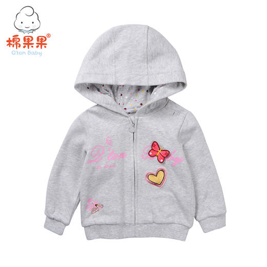 棉果果春秋款女童对开外套M322181218501 商品图3