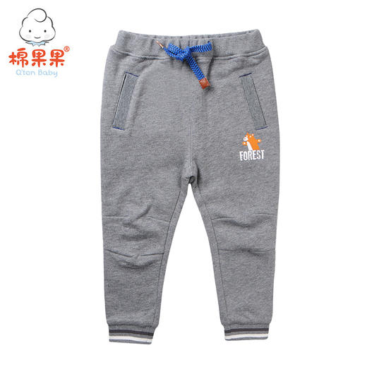 棉果果冬季男童抓绒长裤M412200218649 商品图0