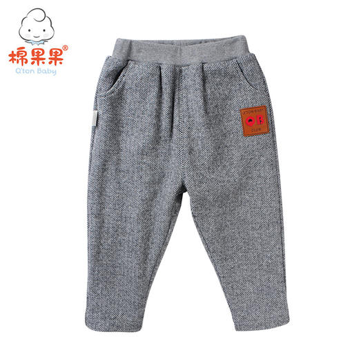 棉果果秋冬季男童加纯棉内里加肥长裤M412200418669 商品图0