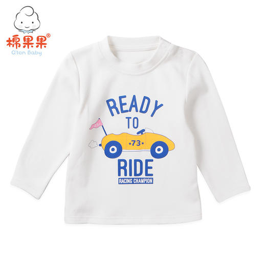 棉果果秋冬季男童纯棉套头T恤M412140218657 商品图1