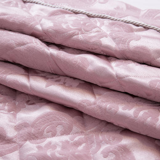 欧式色织床盖三件套/六件套-玫瑰粉 商品图5