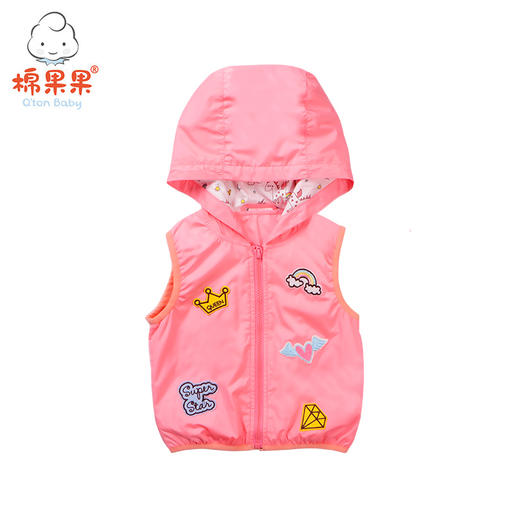 棉果果春秋款女童马甲M322171318444 商品图2