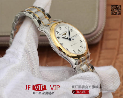 LG浪琴制表传统名匠系列L2.755.5.37.7男表，星期日历双历男表，瑞士进口ETA2836机芯，38.5mm.越巅峰，成就经典. 商品图5