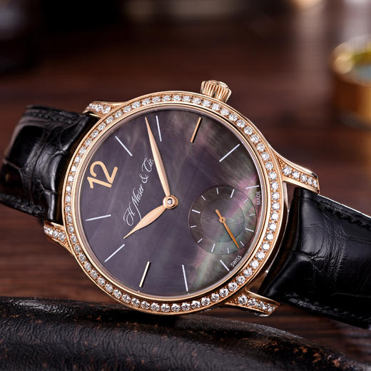 亨利慕时 H. Moser & Cie 男士手动机械腕表 321.503-B13 商品图0