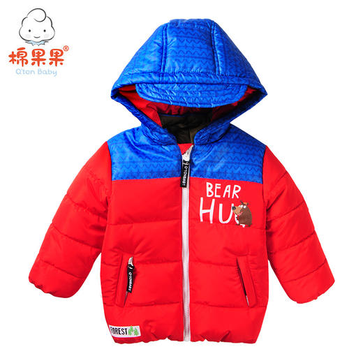 果果冬季男童中长款棉服M412101818646 商品图0