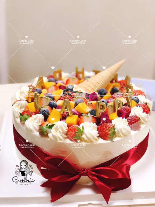 精致水果蛋糕(6寸) 商品图0