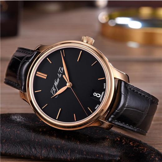 亨利慕时 H. Moser & Cie 男士手动机械腕表 342.502-001 商品图0