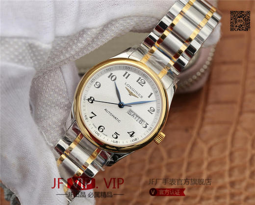 LG浪琴制表传统名匠系列L2.755.5.37.7男表，星期日历双历男表，瑞士进口ETA2836机芯，38.5mm.越巅峰，成就经典. 商品图3