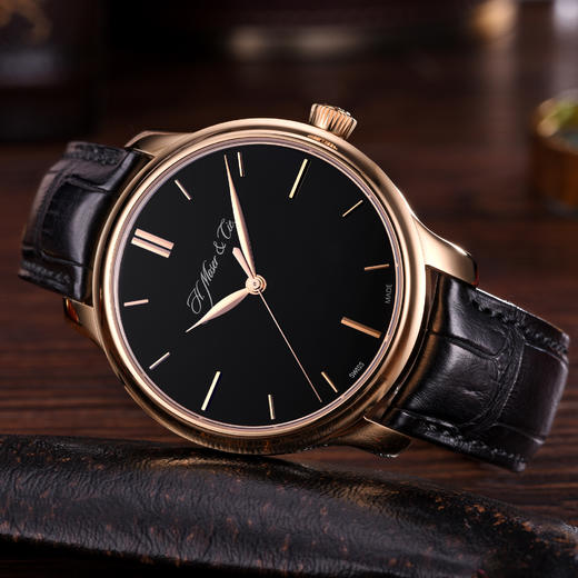 亨利慕时 H. Moser & Cie 男士手动机械腕表 343.505-017 商品图0