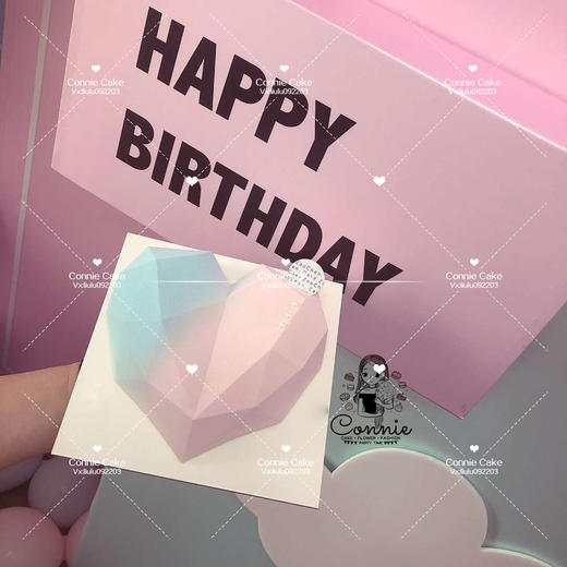 梦幻色系钻石心慕斯 商品图1