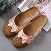 夏季亚草情侣凉拖鞋男家居室内防滑厚底地板亚麻拖鞋 商品缩略图8