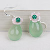 FXY7892新款简约时尚民族风绿玉髓耳坠 商品缩略图3