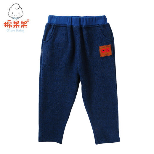 棉果果秋冬季男童加纯棉内里加肥长裤M412200418669 商品图1