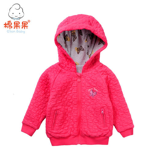 棉果果春秋款女童空气层长袖外套M322100218502 商品图3