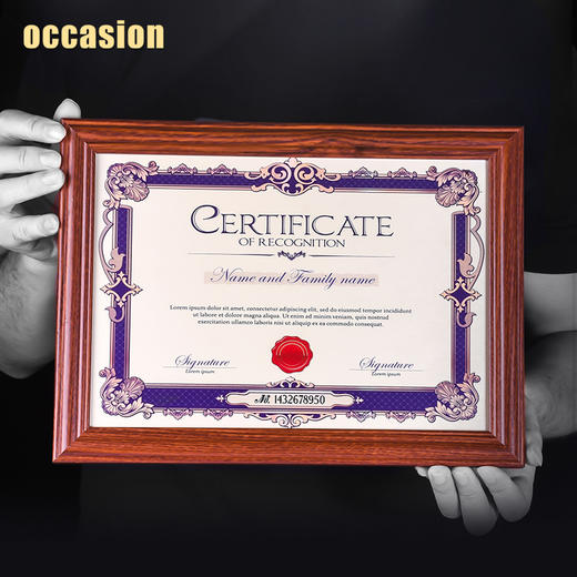 可换页实木奖牌定制定做聘书营业执照荣誉证书加盟代理授权牌制作 商品图1