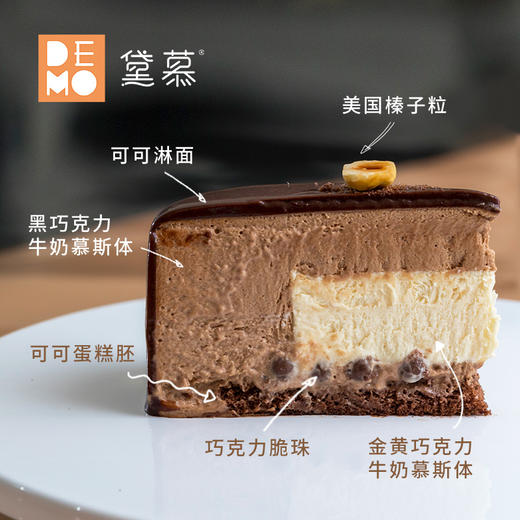 【第2份半价】巧克力三重奏西点门店兑换券·3店通用·有效期至7月31日 商品图1