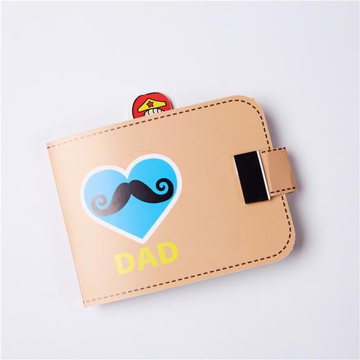 美可父亲节礼物手工diy创意幼儿园制作材料包儿童送爸爸的钱包 商品图2