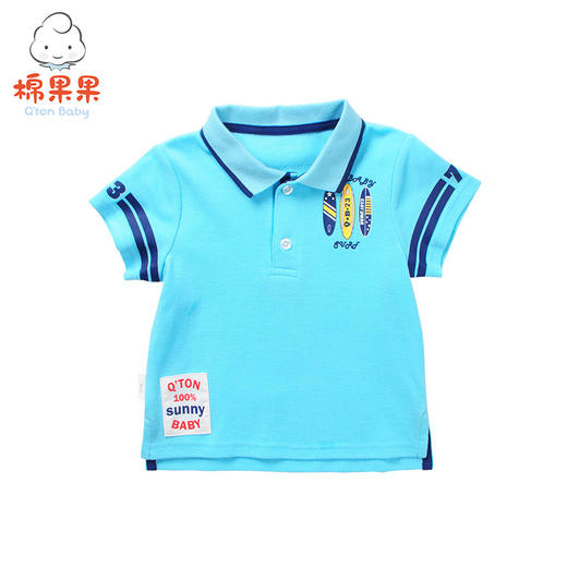 棉果果夏季男童套头T恤M212140218250 商品图3