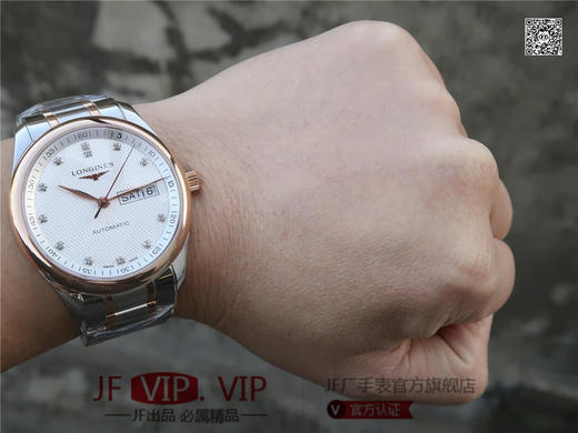 LG浪琴制表传统名匠系列L2.755.5.37.7男表，星期日历双历男表，瑞士进口ETA2836机芯，38.5mm.越巅峰，成就经典. 商品图9