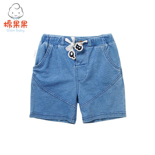 棉果果夏季男童针织汗布短裤M212203218263 商品图1