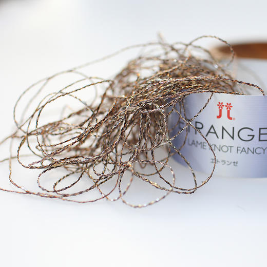 Hamanaka日本进口毛线金银丝结子线不明显段染手工编织钩针蕾丝线 商品图2