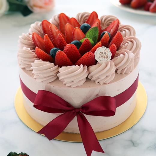 粉色玫瑰生日蛋糕