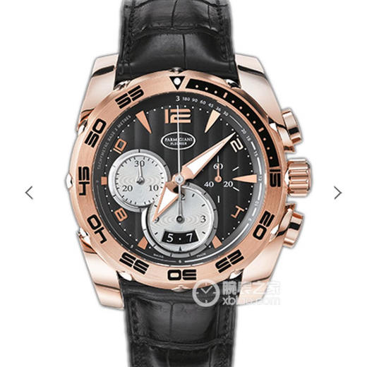 帕玛强尼Pershing系列男士运动版多功能腕表，搭载机芯进口7750#全自动机械，3位小秒盘，6位9位计时盘，意大利精致小牛皮 商品图0