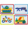 儿童益智潜力八角钉组合插板玩具拼插拼图儿童玩具 商品缩略图2