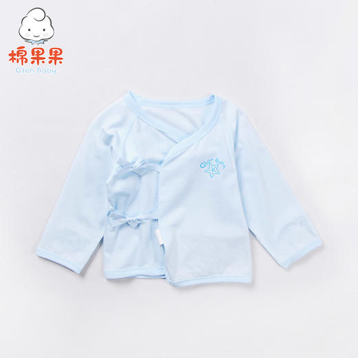 棉果果夏季男童女童内衣半背衣家居上装M201110218223 商品图1