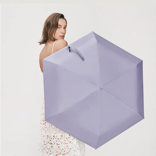 【手掌大小 超轻迷你 零透光 胶囊伞】五折太阳伞防紫外线防晒遮阳伞 商品图5