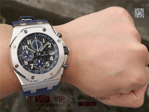 JF爱彼皇家橡树12H计时系列新品 26470＂哈瓦那＂系列（黑面兰秒盘）。直径42毫米，机芯搭载订制版3126计时机芯！强AP 12H版本 商品图11