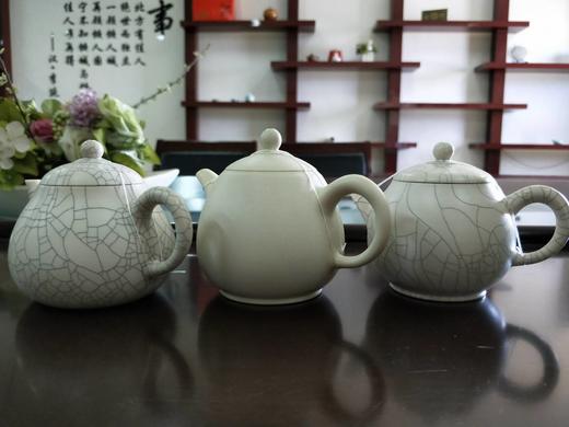 【莺歌烧】台湾莺歌作家陈录垚丨白泥壶 商品图0