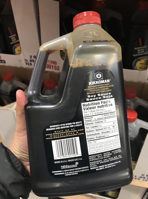 特价！KIKKOMAN日本国宝级生抽酱油 2.3公斤（1.89L/桶）温哥华直邮 商品图1